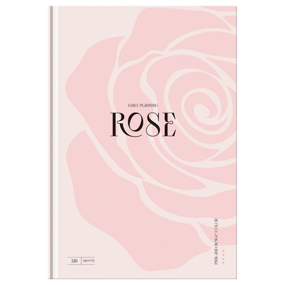 Ежедневник недатированный А5 160л. &quot;Rose&quot; (BG)