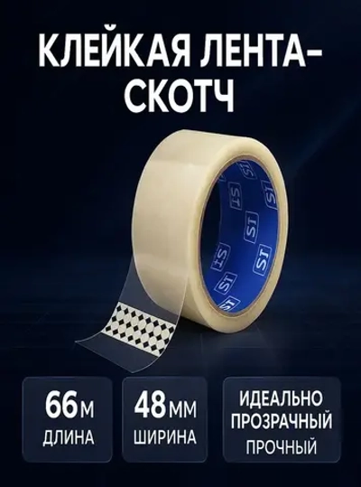 Kraft Клейкая лента 38 мм 60 м