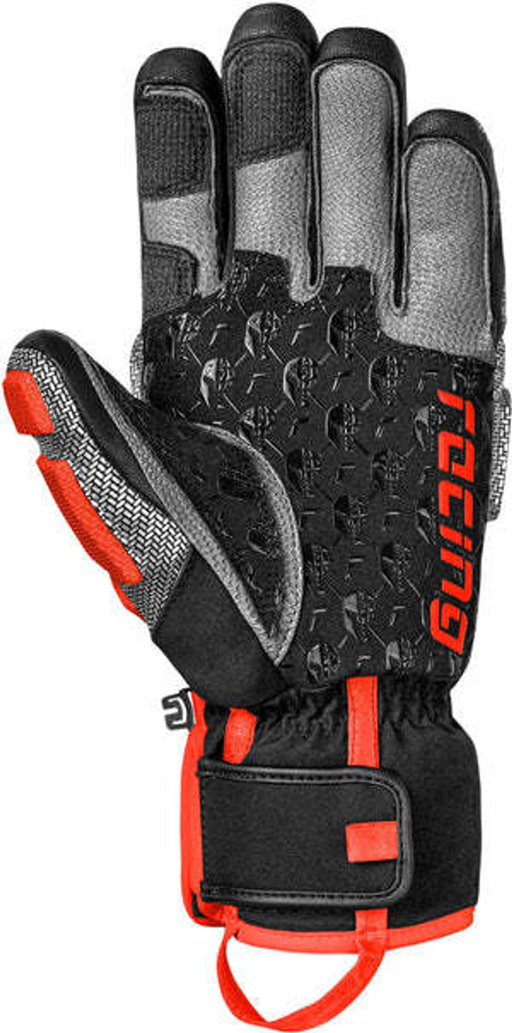 REUSCH 25/26 перчатки горнолыжные REUSCH 6511111_7588 Worldcup Warrior GS Black/Silver/Fluo Red