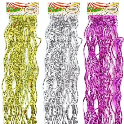 Дождик 2м «Волна», в ассортименте