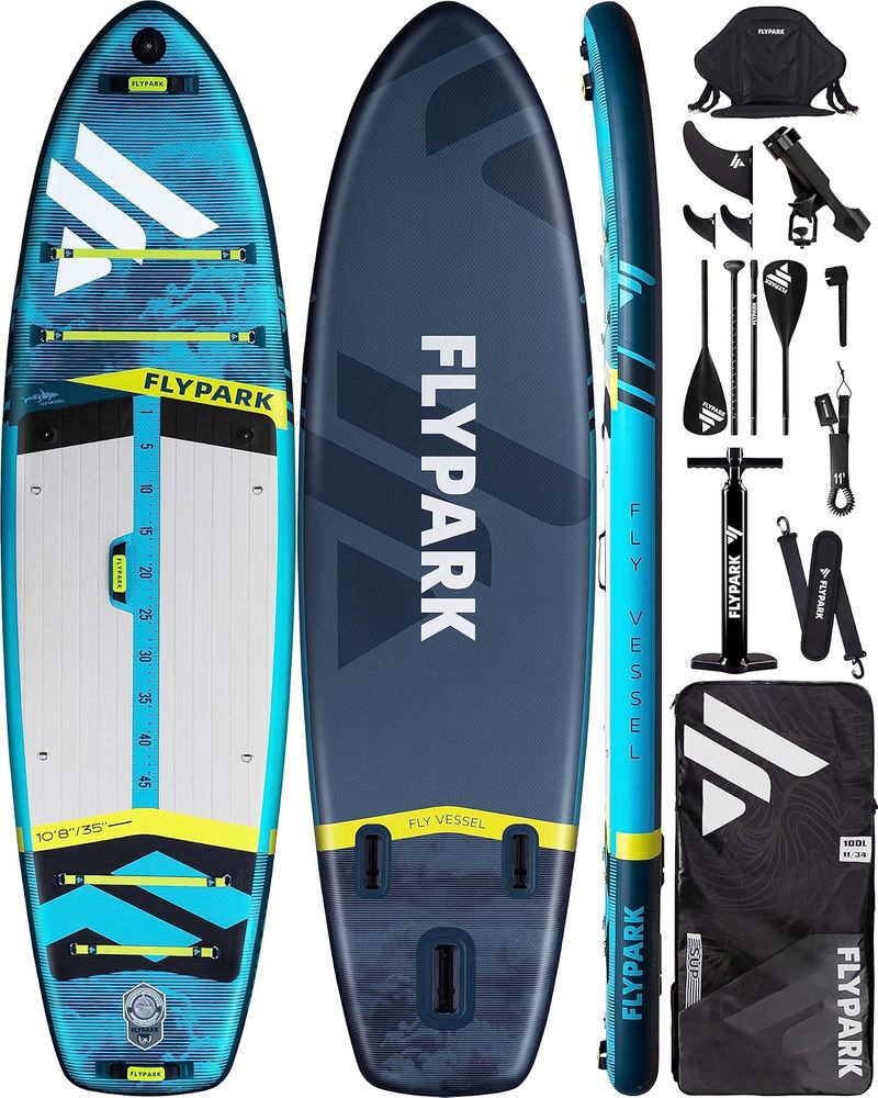 Сапборд надувной FLYPARK Fishing 325x89x15 см