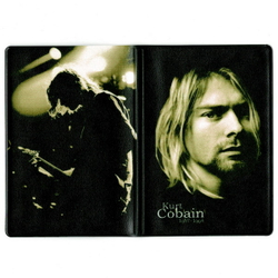 Обложка для паспорта Nirvana  (Kurt Cobain)