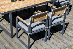 Обеденная группа из алюминия TOPA XL