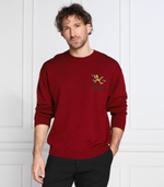 Хлопковый свитер Kenzo - бордовый(FC65PU3423LA)
