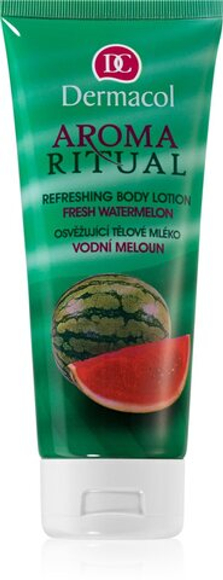 Dermacol Aroma Ritual Fresh Watermelon - освежающий лосьон для тела /   200  ml  / GTIN 8595003101400