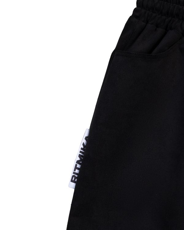 Брюки Вельветовые Ribby Pants Черные - фото 4