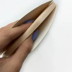 Атласная лента 6 мм, бежево-персиковая, Arta-F