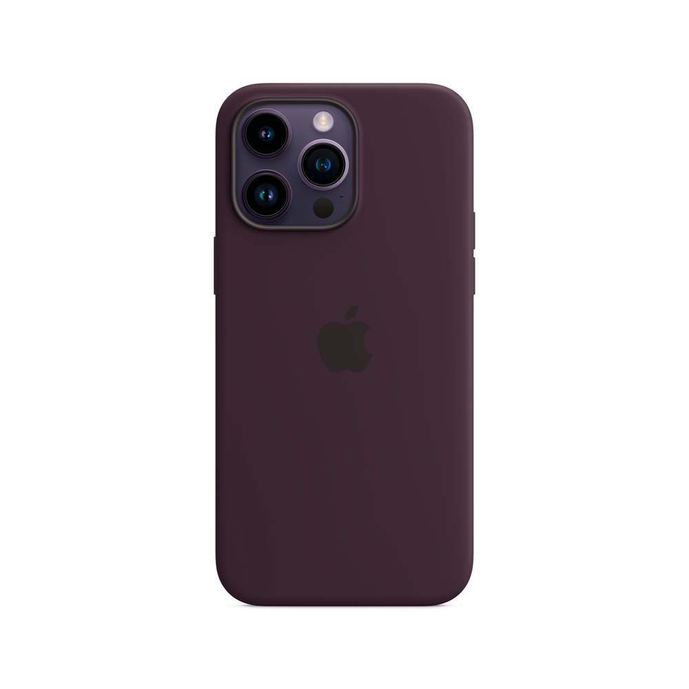 Силиконовый чехол с поддержкой MagSafe Apple Silicone Case для iPhone 14 Pro Max, Elderberry (Черничный)