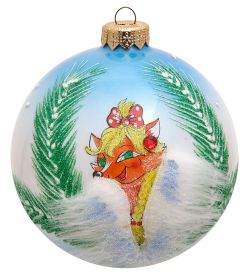 Элита НФШ-1124/3 Ел. украшение Шар «Лиса» 100 мм