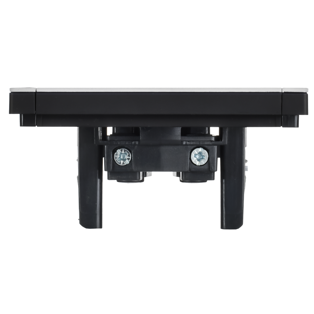 FORTE&PIANO Розетка 1-местная без заземления без защитных шторок винтовое крепление 10А FP218M металл белый IEK