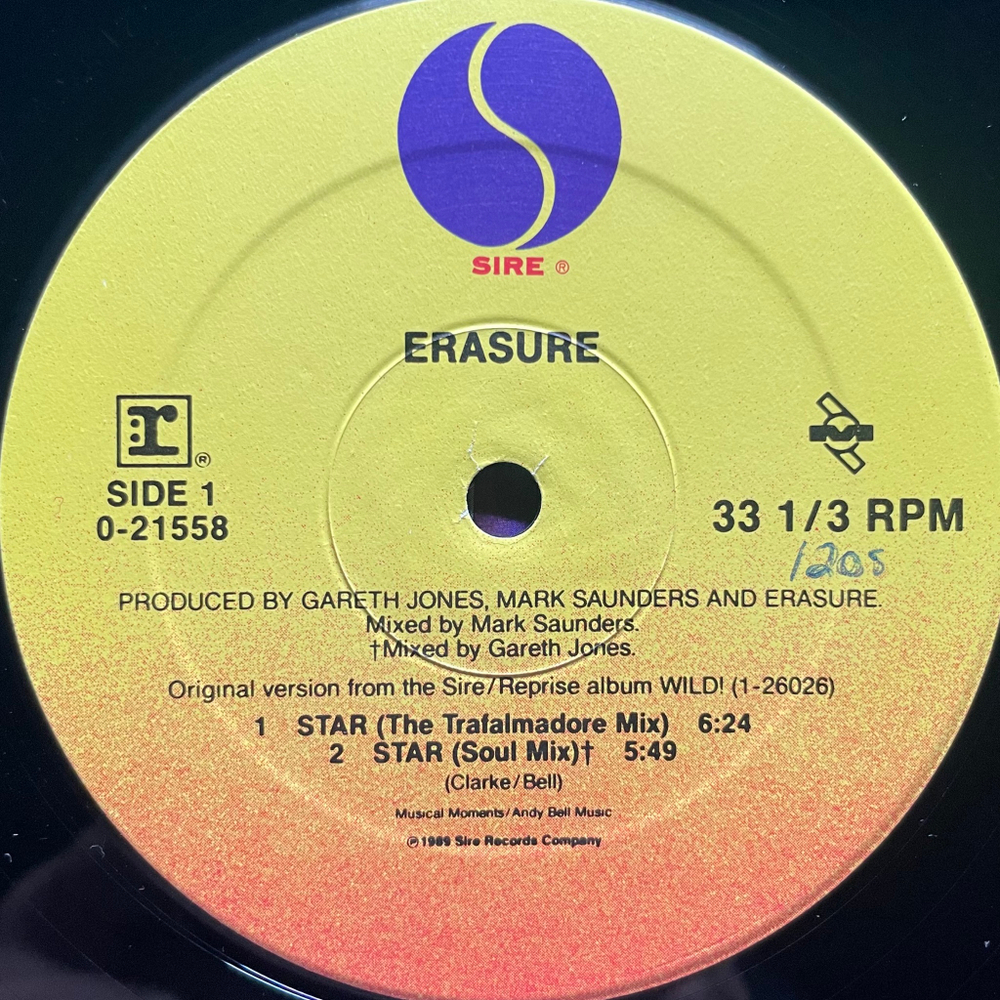Erasure ‎– Star (США 1990г.) EP