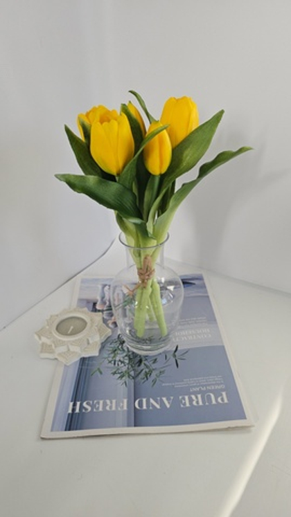 Тюльпаны 28 см (желтые 03)