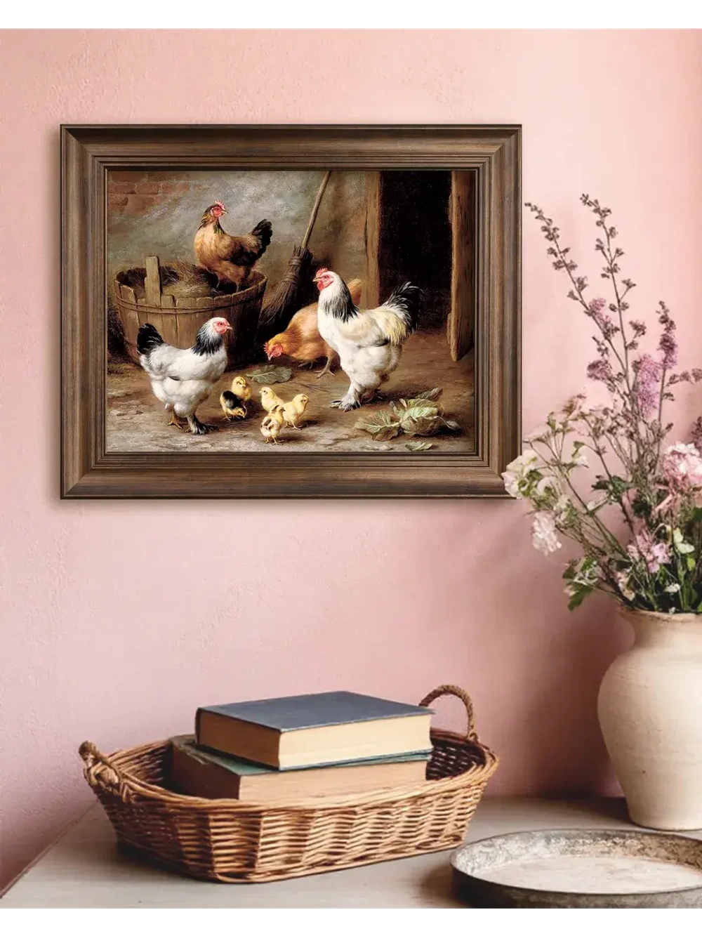 Картина интерьерная на холсте в раме 25*31 см