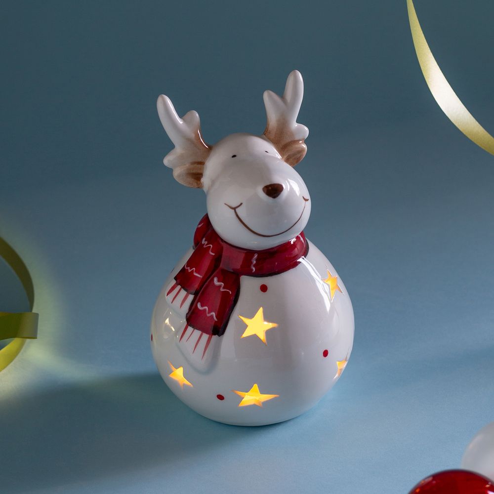 СТАТУЭТКА "ОЛЕНЬ" С LED-ПОДСВЕТКОЙ 9,2Х9,2Х15 СМ