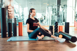 Цилиндр массажный оранжевый