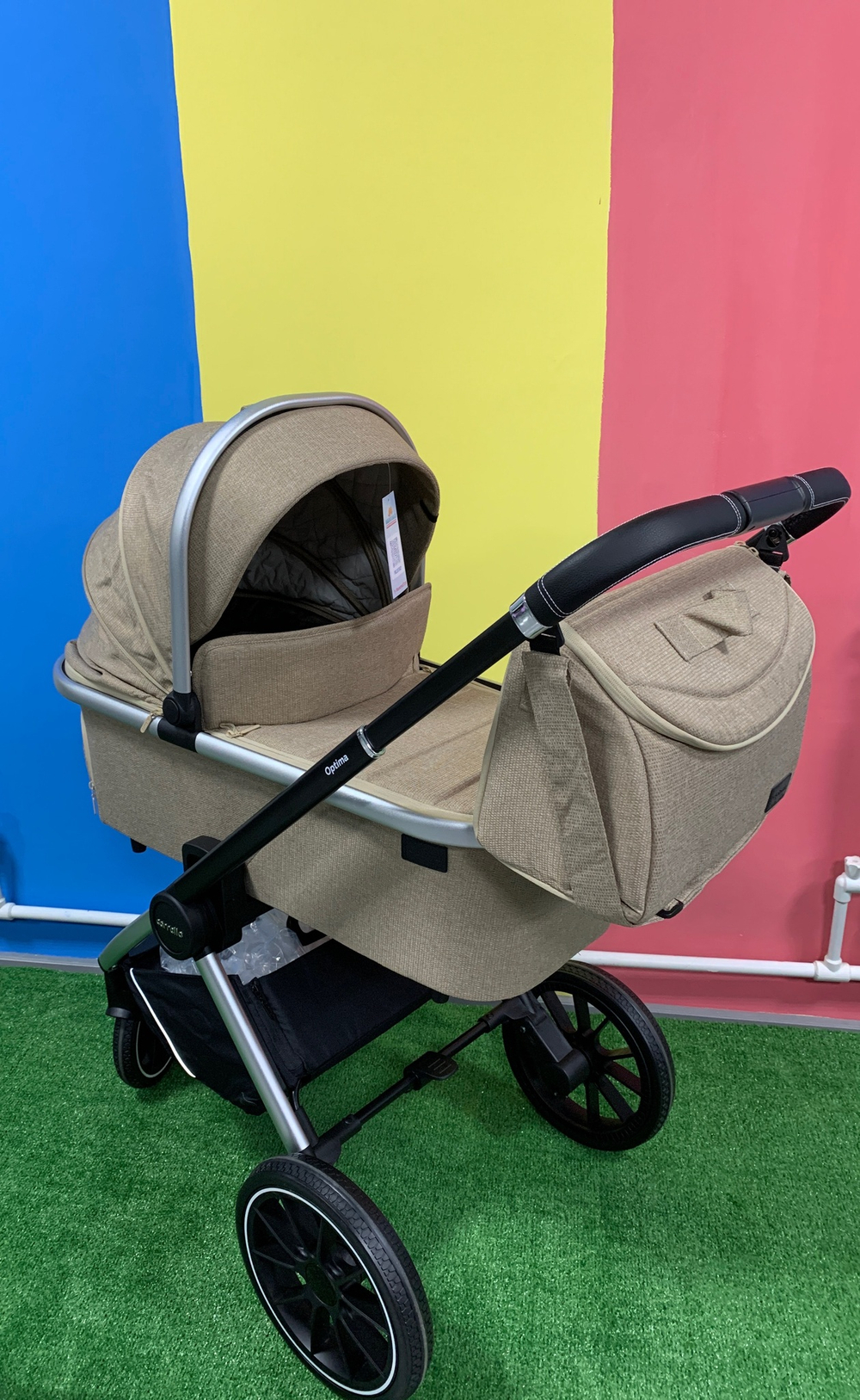 Коляска 2 В 1 Carrello Optima CRL-6503 Amber Beige