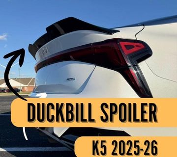 Спойлер Duckbill Kia K5 2025-2026 чёрный глянец