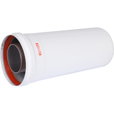 ROMMER Удлинитель дымохода коаксиальный раструбный 60/100 L 250