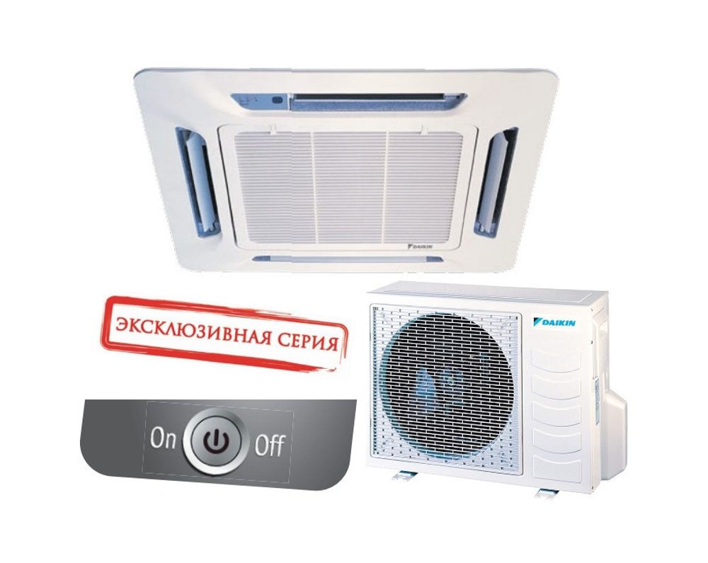 Кассетный кондиционер Daikin FFQN35CXV/RYN35CXV
