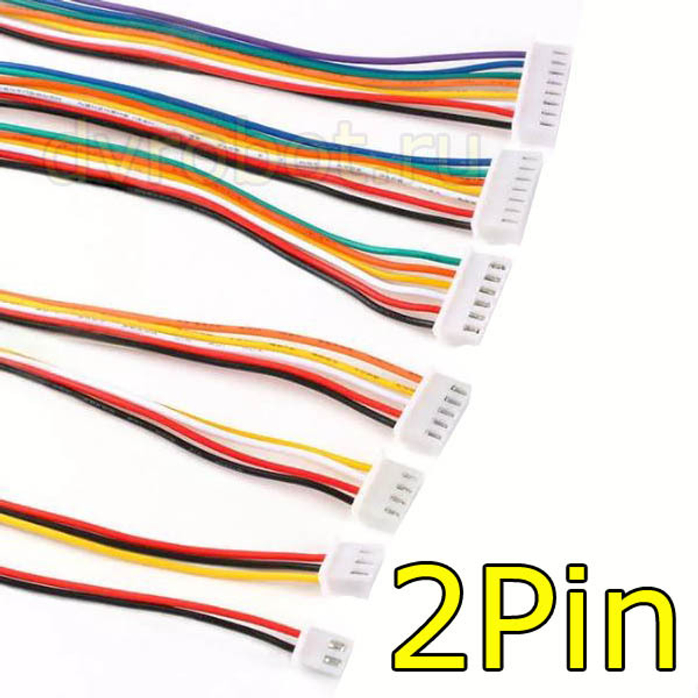 Разъем PH 2.0 с проводом 20см - 2P