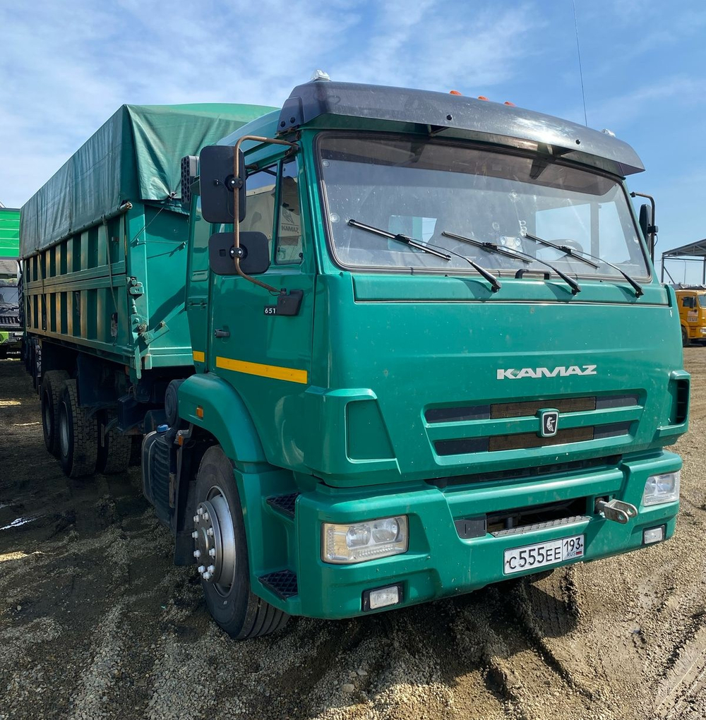 Планета 5529* на шасси КамАЗ 65115 6x4 Зерновоз 552919 (Дизельный, 11,8 л, 300 л.с., МТ)