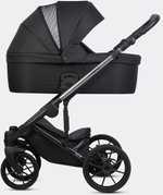Детская коляска Riko Nano Thermo 3 в 1 с автокреслом Rant Cruise Grey 13 Black (черный)