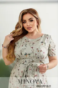 Платье 18-22-оливка Minova