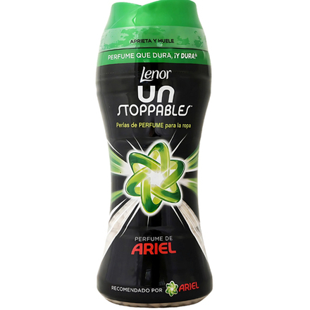 Парфюм - кондиционер для стирки Lenor Unstoppables ARIEL 210 г, усилитель аромата в гранулах, Ароматические бусины, из Финляндии