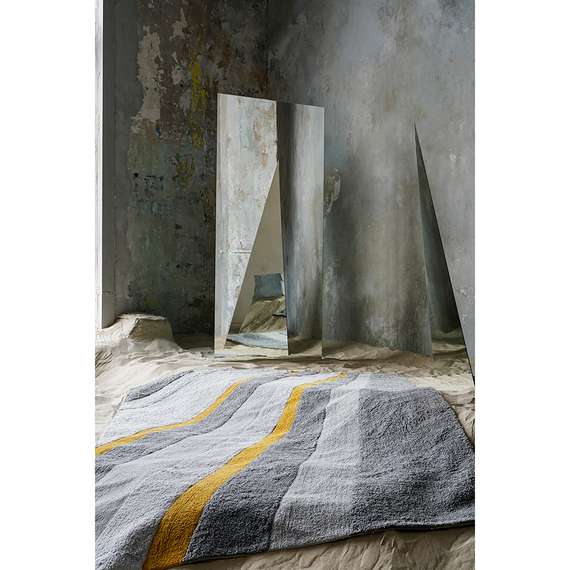 Ковер из хлопка с рисунком Tulip Field из коллекции Terra, 160х230 см