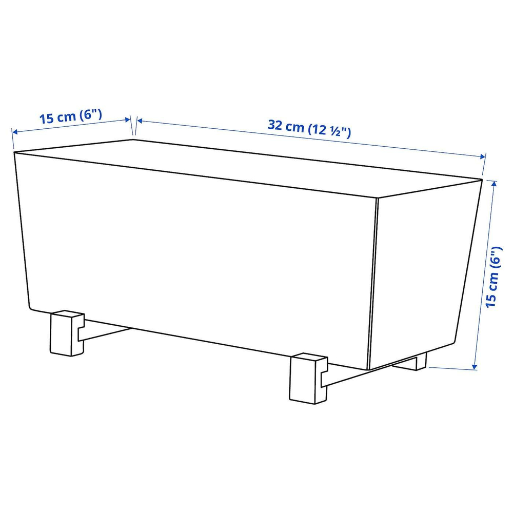 IKEA BITTERGURKA  (ИКЕА БИТТЕРГУРКА)  -  Простыня, белая, 32x15 см