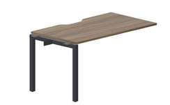 стол Polo 1380х780х750мм (с эргономичным вырезом) - приставной элемент