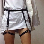 Гартеры с поясом One Size (40-50) (Цвет: черный)