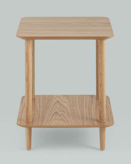 Журнальный столик Stiff 40*40 светлое дерево