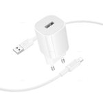 Зарядное устройство на Lightning Borofone BA101A (white)