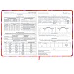 Дневник 1-11 класс 48 л., твердый, BRAUBERG, матовая ламинация, резинка, закладка-ляссе, с подсказом, "Сердечки", 107241