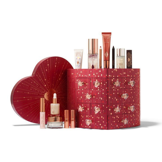 Charlotte Tilbury 12 Door Beauty Advent Calendar | Beauty Treasure Chest Of Love