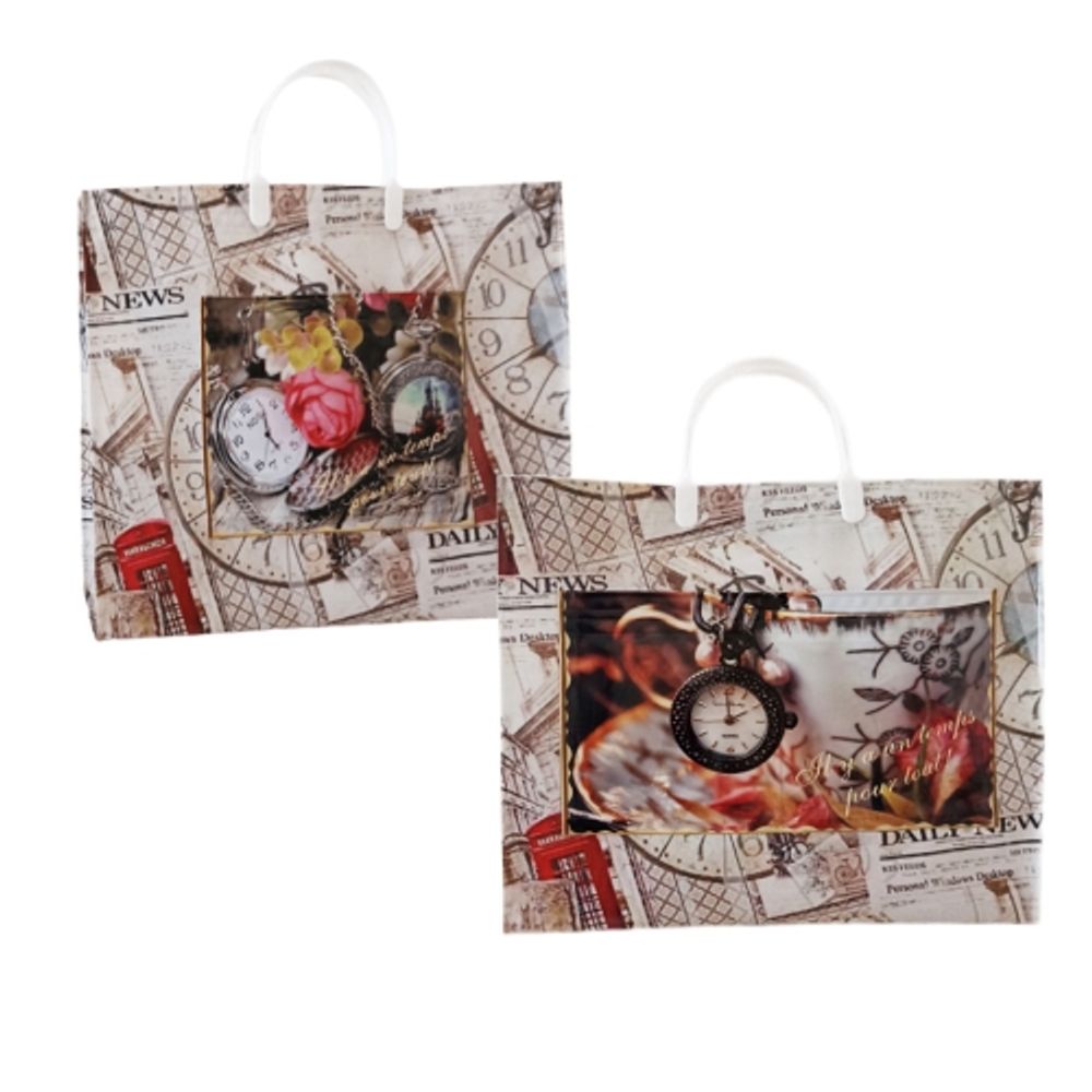 Сумка-пакет "Эра" 34+10x39+10см с карманами