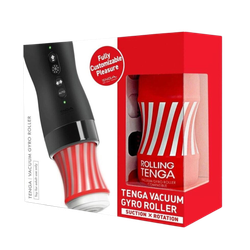 Мастурбатор и устройство для вращения и вакуума - Tenga Vacuum Gyro Roller