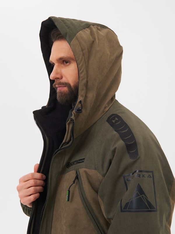 Костюм демисезонный Горка-Люкс ткань Исландия цвет Хаки