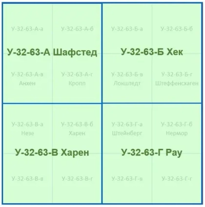 Сборник №7 «Рау». Два масштаба. Учебные топографические карты для практической работы и склейки.