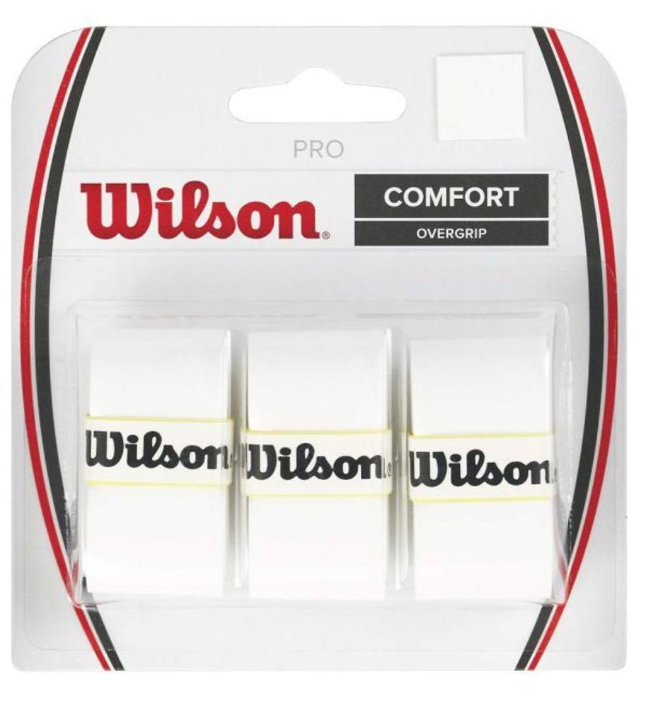 Намотки теннисные Wilson Pro 3P - white