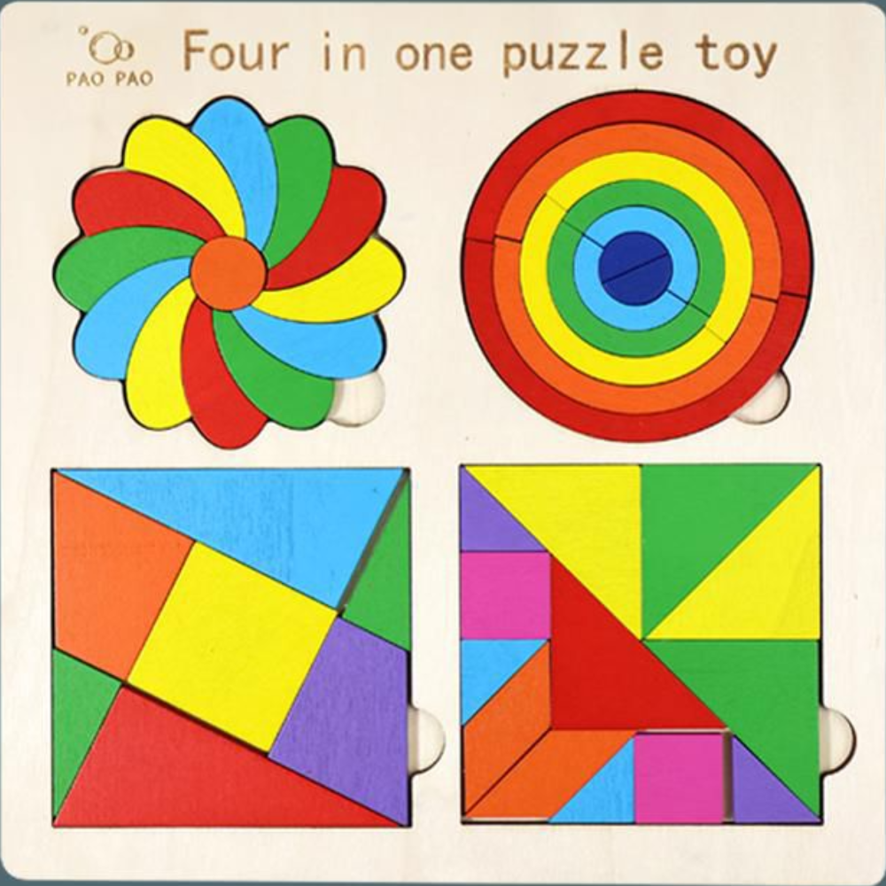 Деревянная логистическая игра Геометрические фигуры