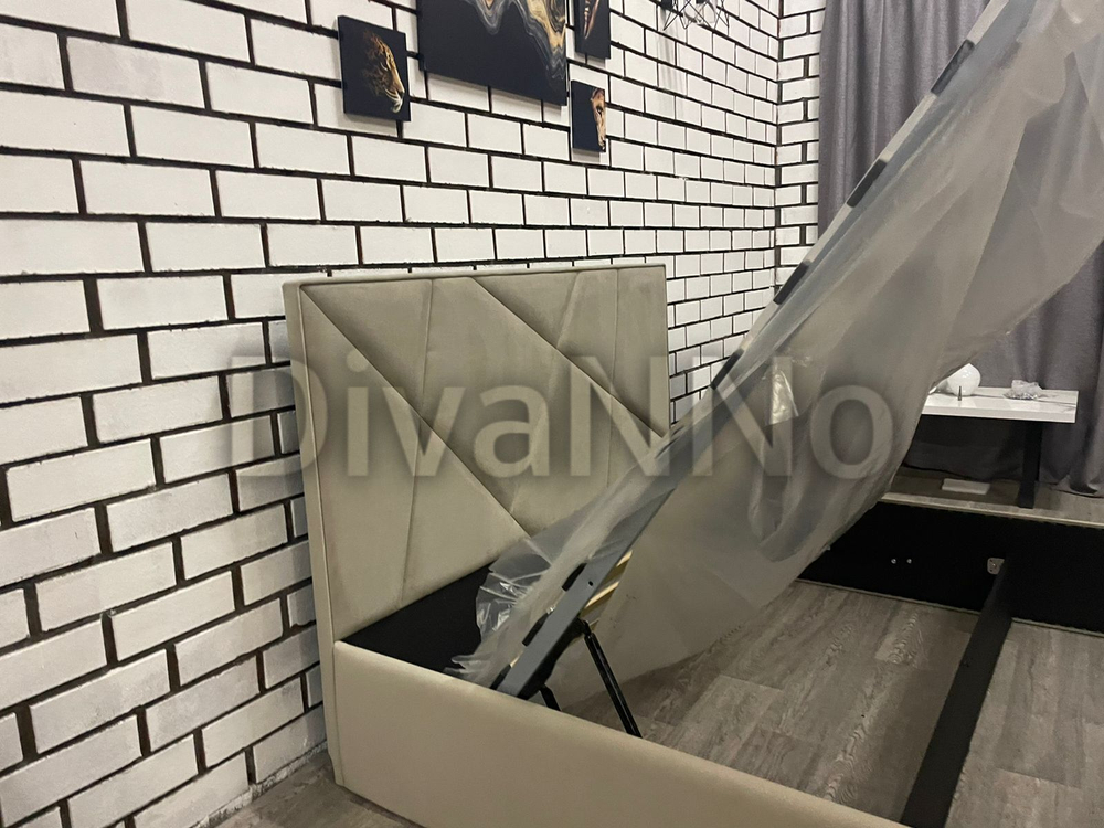 Кровать Куба Velutta LUX 06 (микровелюр)