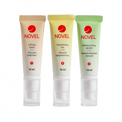 СОСТАВЫ ДЛЯ ЛАМИНИРОВАНИЯ РЕСНИЦ И БРОВЕЙ  NOVEL, 10 МЛ.