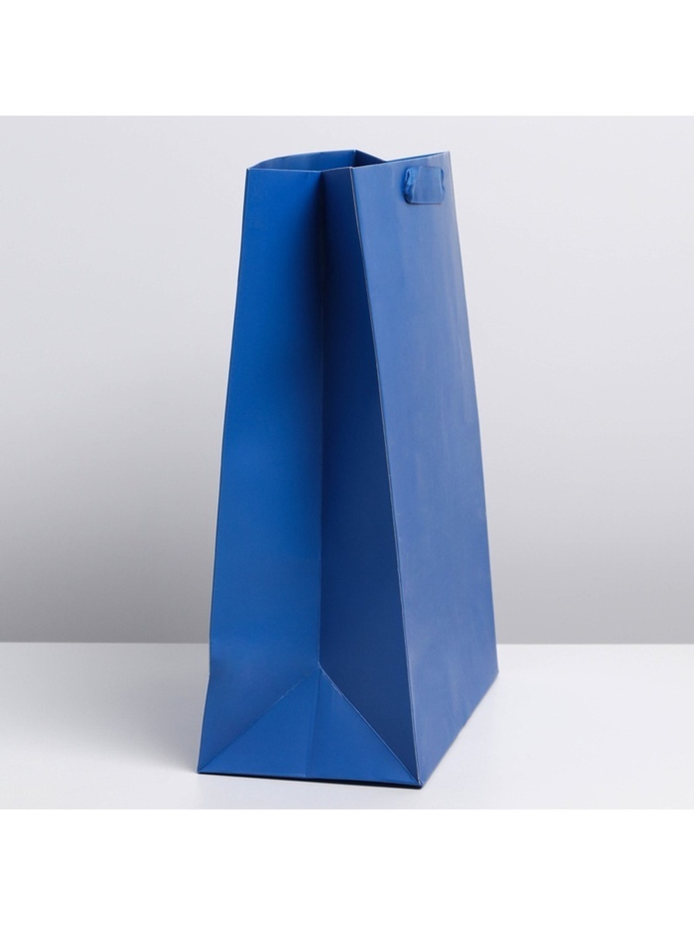 Пакет подарочный ламинированный, упаковка, «Синий», ML 23 х 27 х 11.5 см