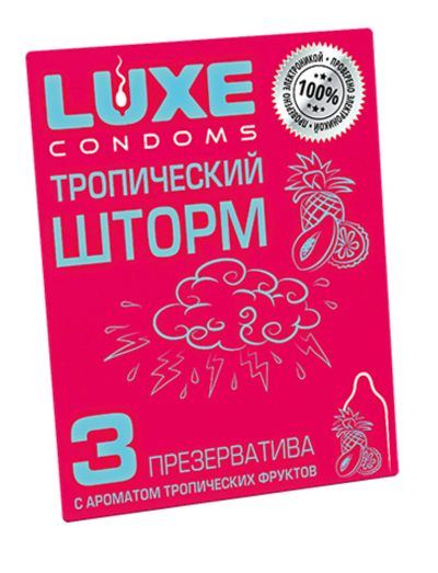 Презервативы Luxe Тропический шторм