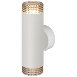 Светильник настенный ЭРА WL50 WH/BK 2*GU10 2*12Вт IP20 белый, черный