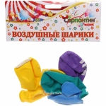 Воздушные шары 5 шт, 10»/25см «Юный герой», (микс)