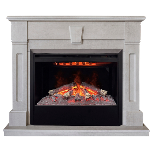 Каминокомплект Real Flame Kellie 25,5/26 WT с очагом 3D Helios 26 SBG