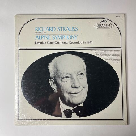 Винтажная виниловая пластинка LP Richard Strauss И. Штраус, Alpine Symphony Alpine Symphony (США 1966) (Запечатана)